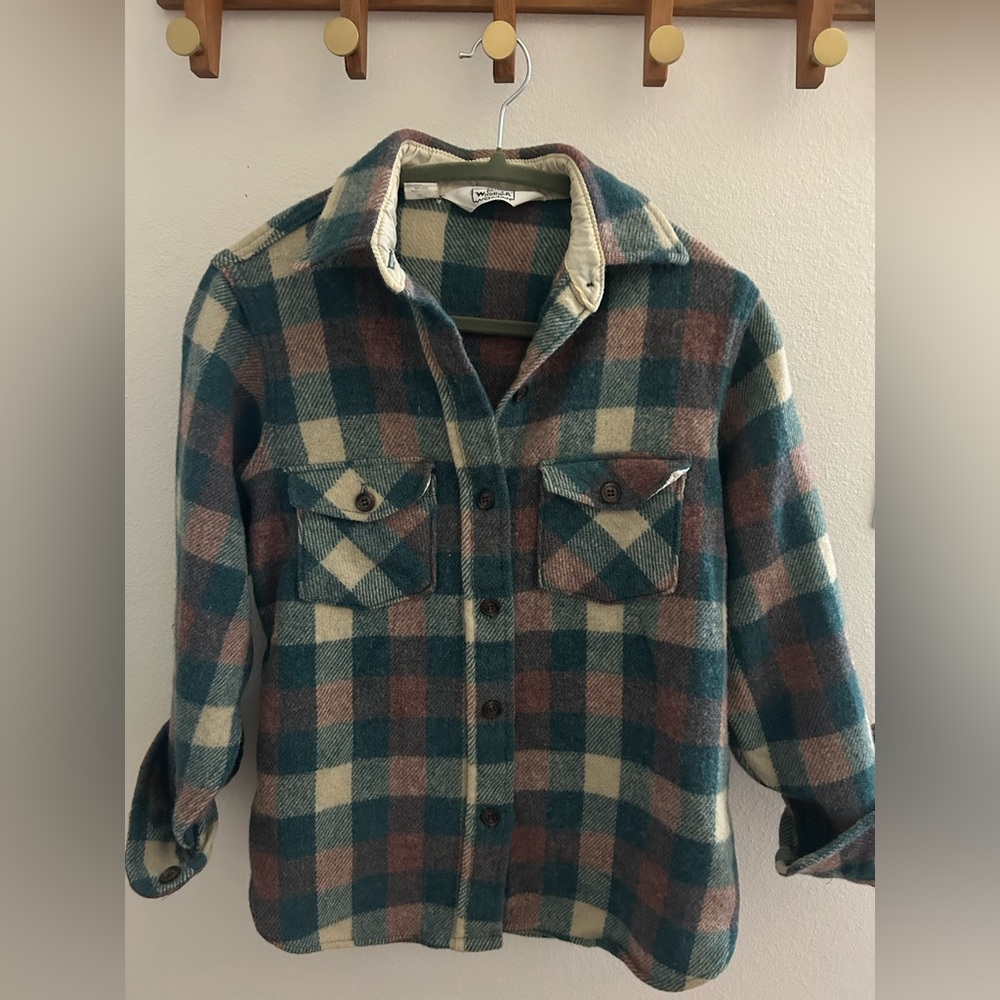 Woolrich Vintage Women's Plaid Flannel Shirt
